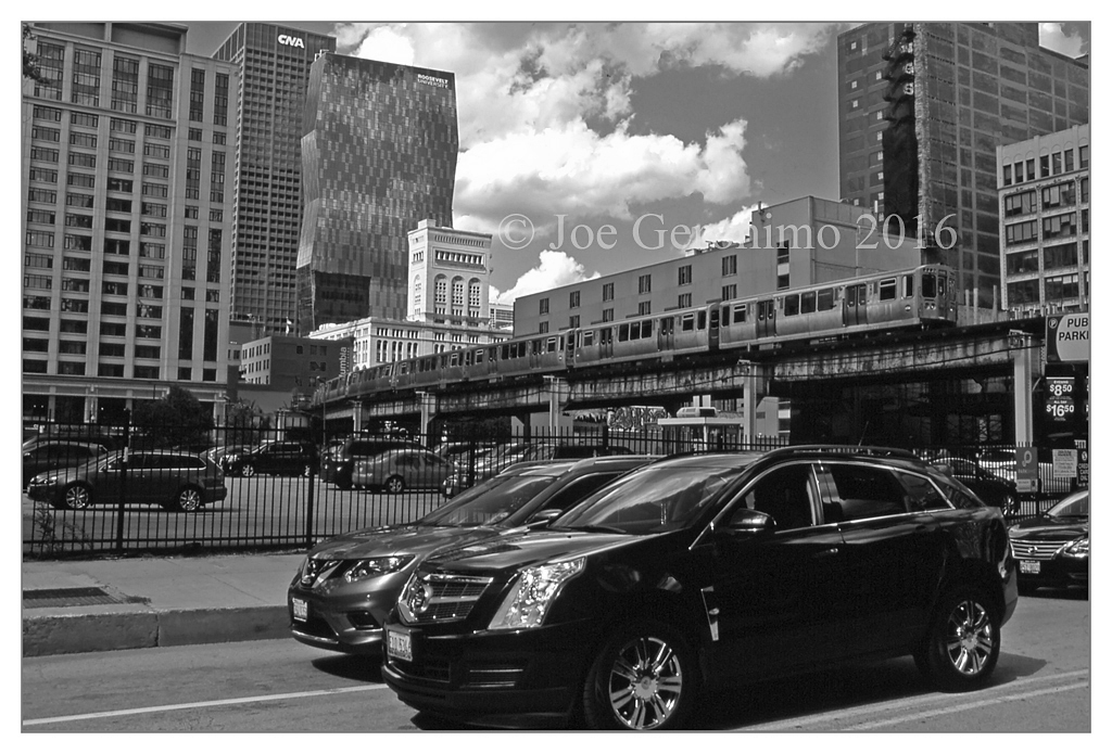 The Chicago "L" July 15th 2016. Agfa CT Precisa 100 Slide Film, © Joe Geronimo